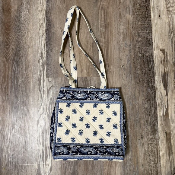 Vintage Pierre Deux French Country Bag in Blue and White. - Picture 2 of 6